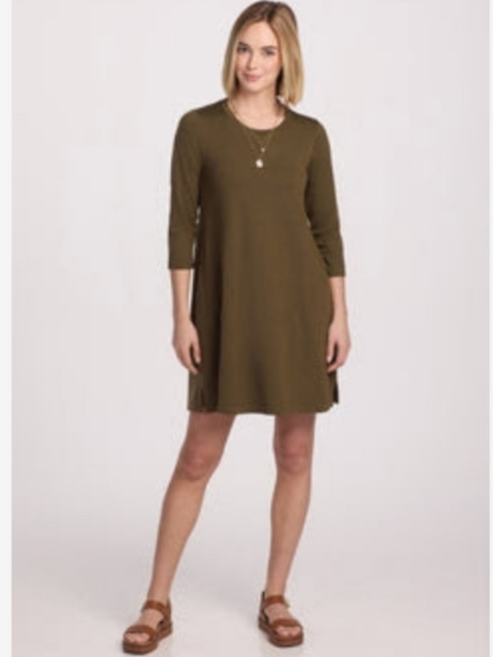 NWOT Woolx Rissa A Line Green Small Dress